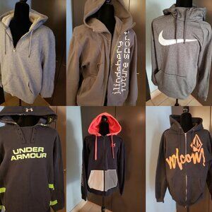6 Mens Hoodies - $60 for ALL - Medium